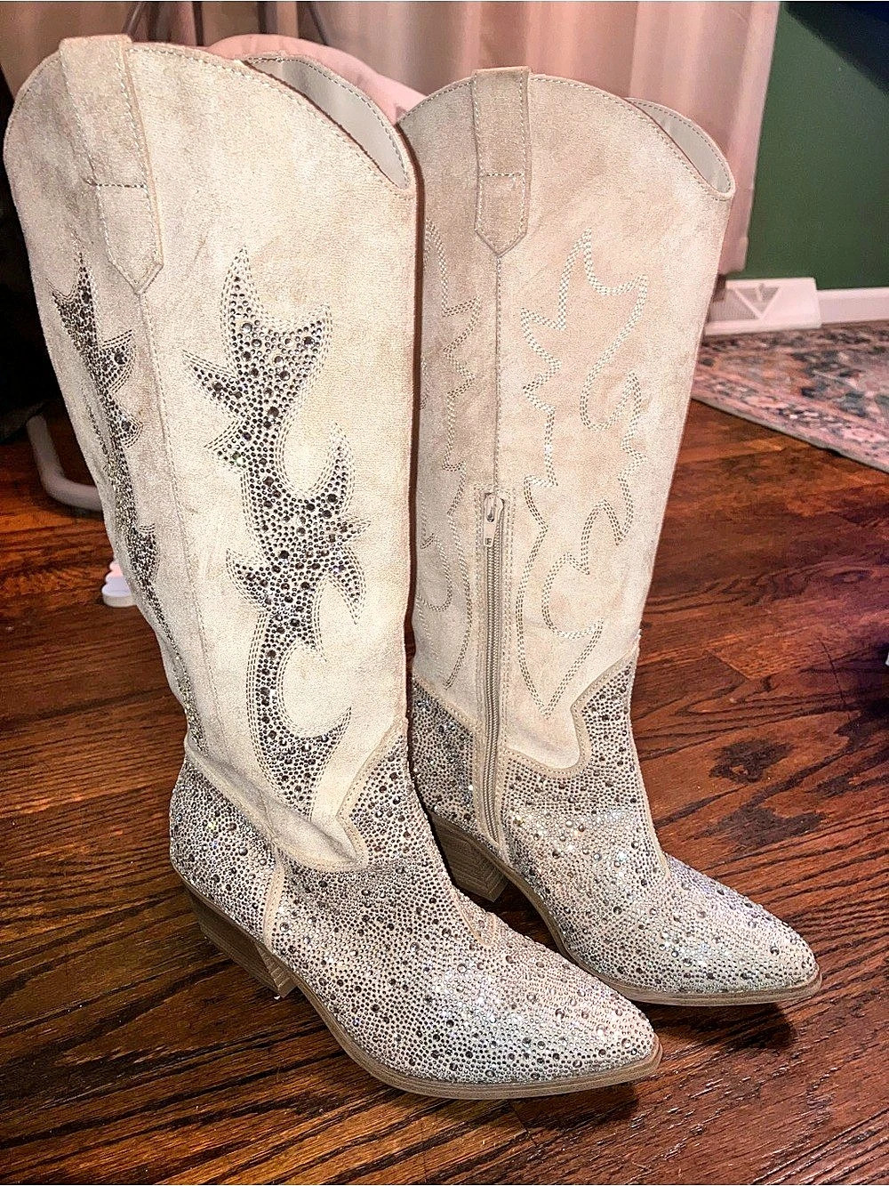 Madden Girl Rhinestone Cowboy Boots